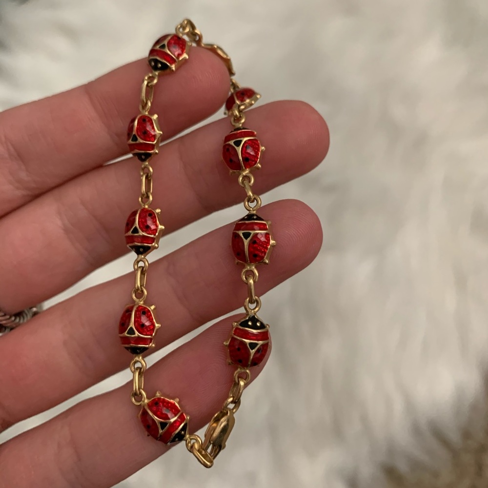 Ladybug bracelet